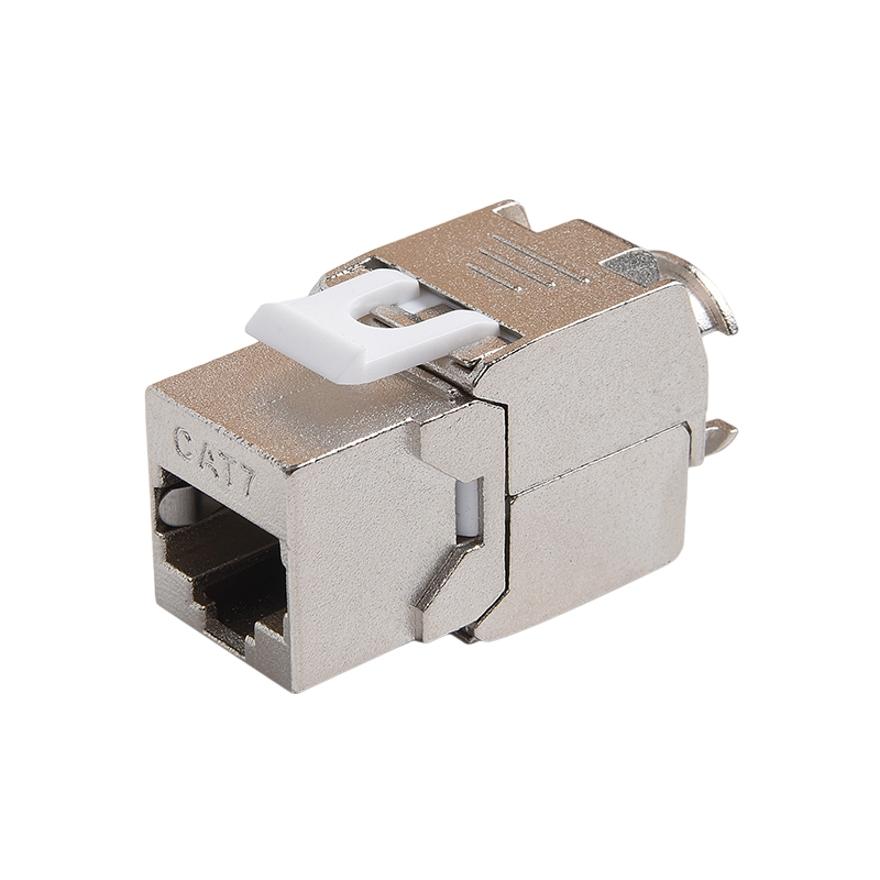 SMT-1061T8C7-FTP 180 graus Cat7 Toolless Keystone Jack