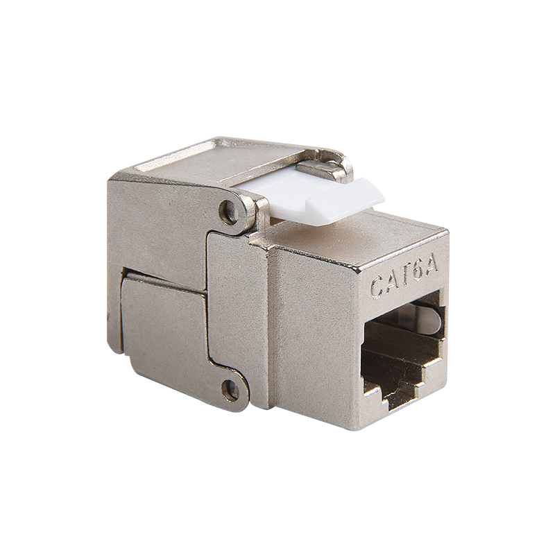 SMT-1049T8C6A-FTP 180 graus Cat6a Toolless Keystone Jack